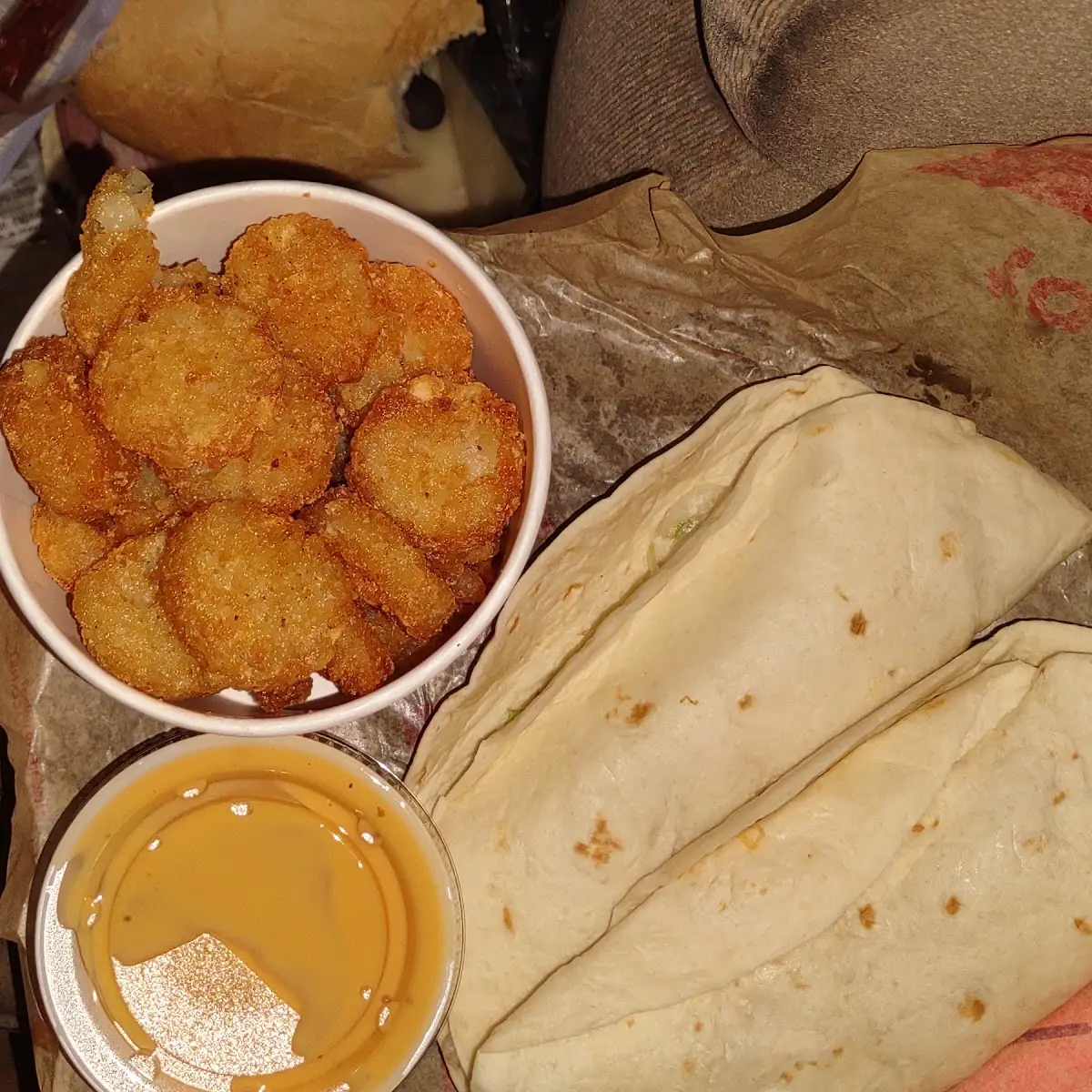 2 Soft Taco & Potatoe Ole