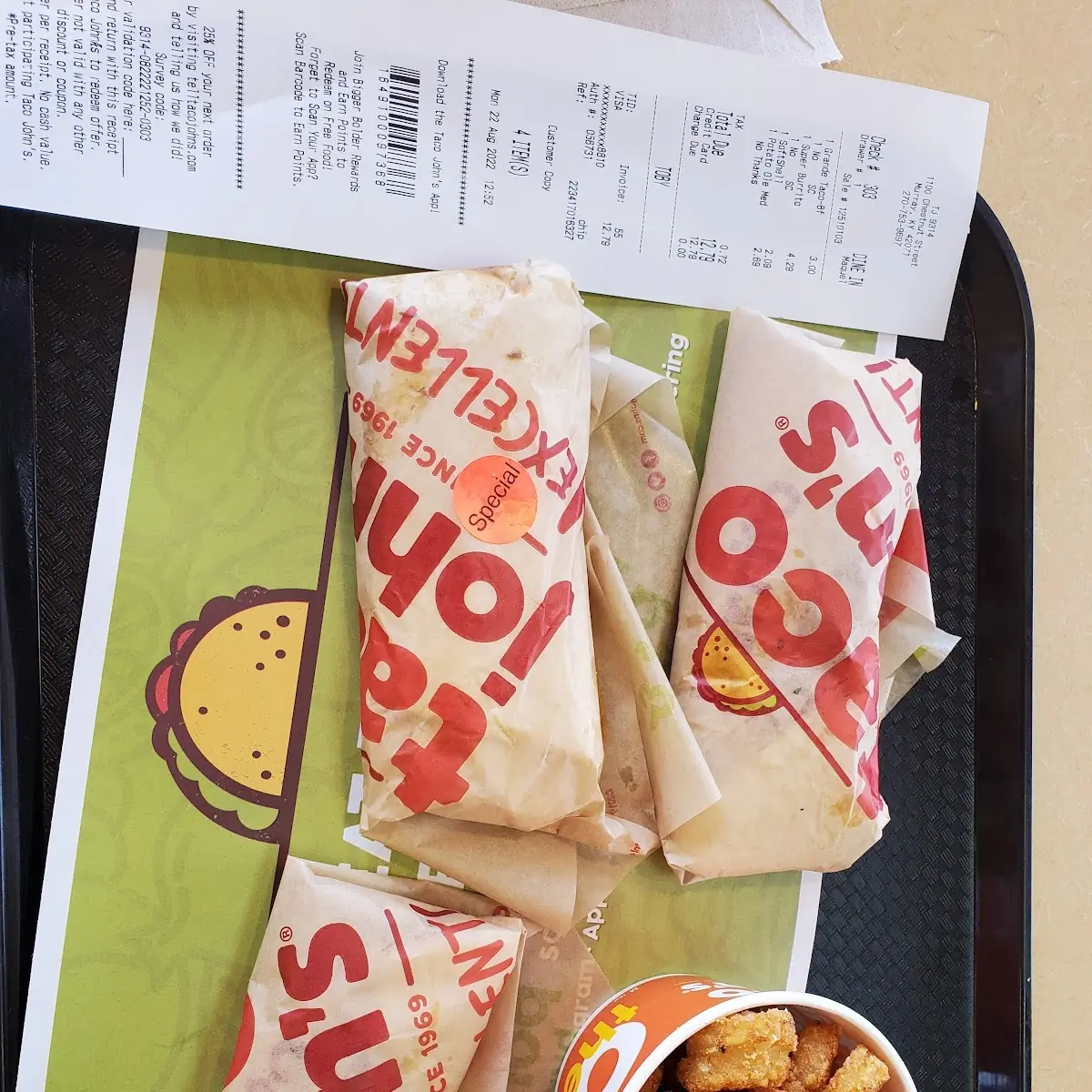 Couple Soft Tacos & Burrito Supreme