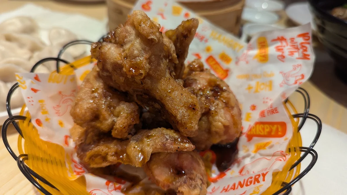 Chicken Wings with Cheese Powder
