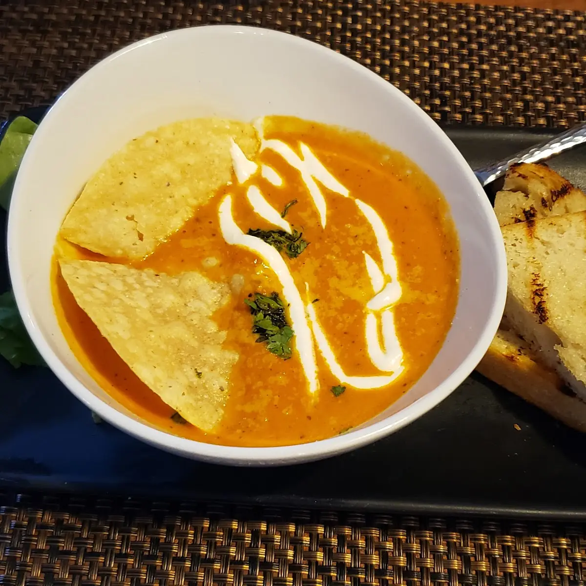 Artesian Grilled Cheese & Roasted Tomato Poblano Soup