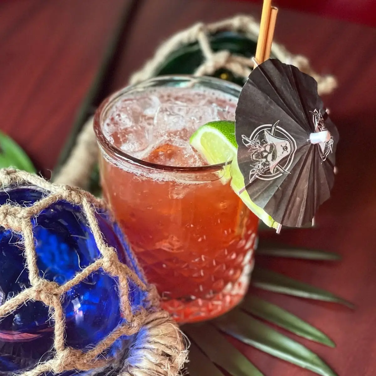 Broken Compass Crow's Nest Mai Tai Glass