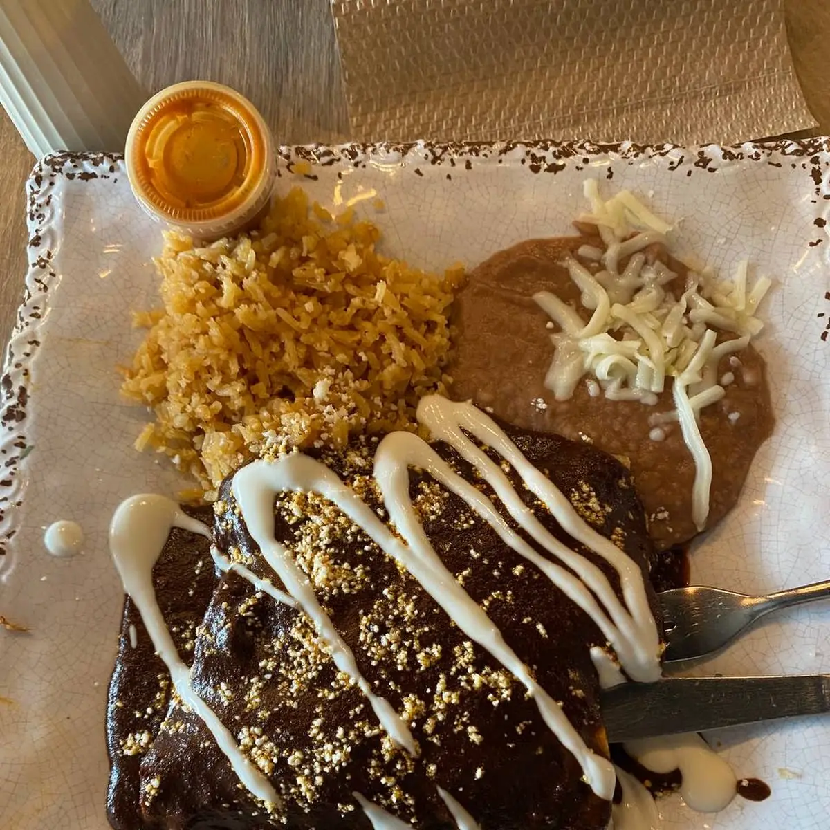 Mole Enchiladas