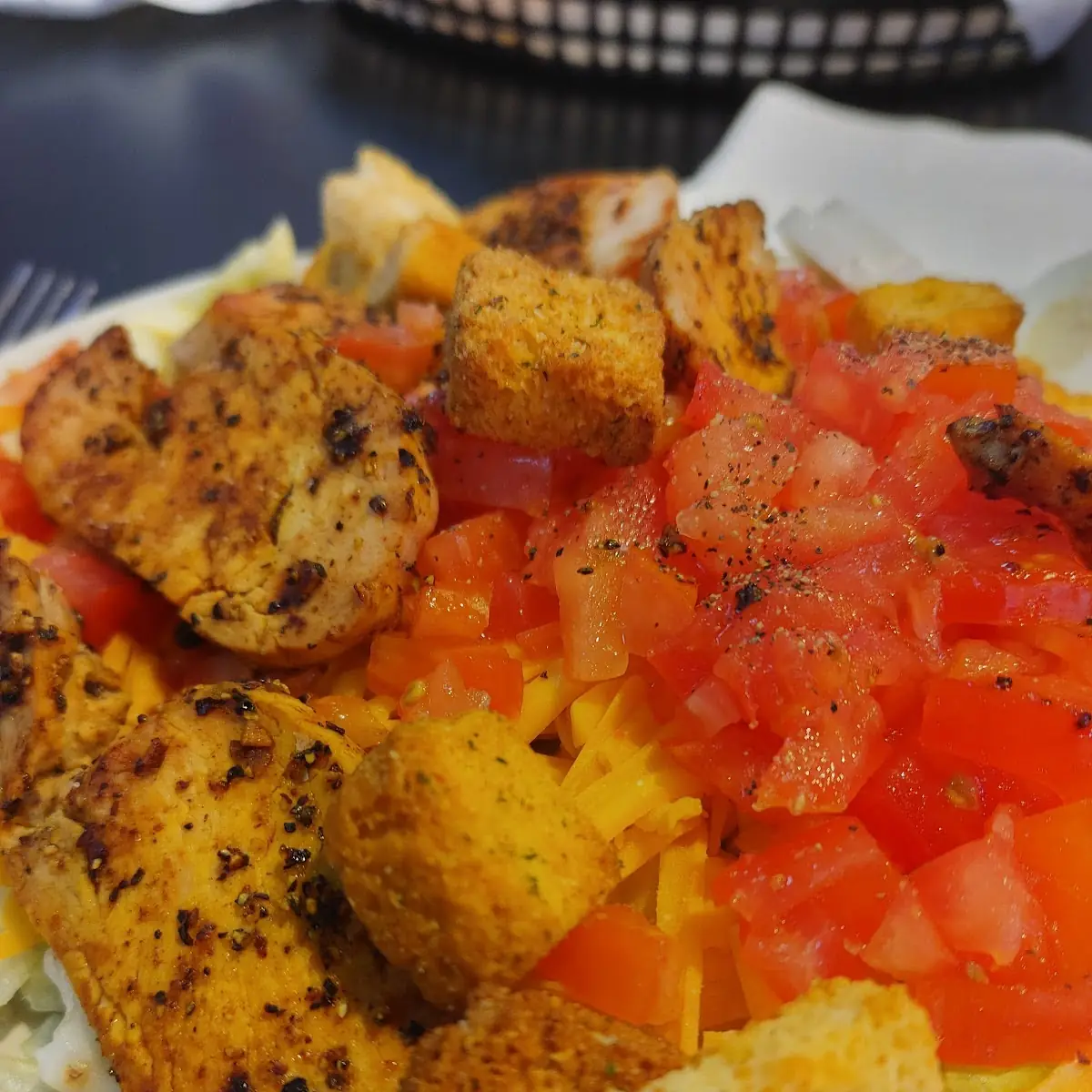 Grilled Lemon Pepper Chicken Salad