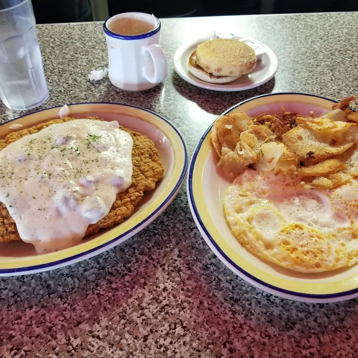 Chicken Fried Steak and Eggs