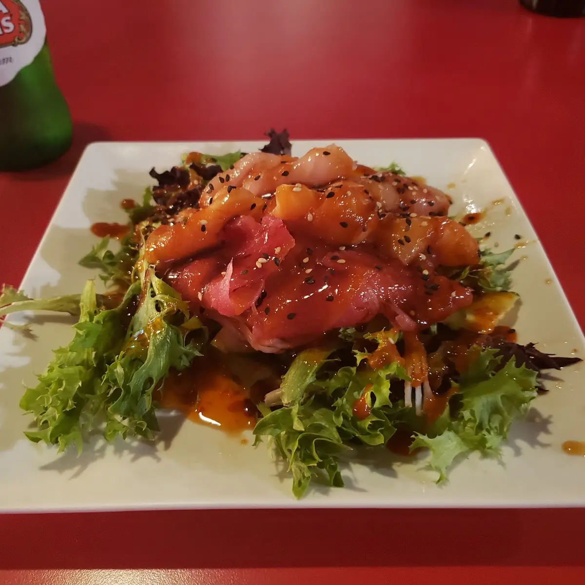 Spicy Tuna Sashimi Salad