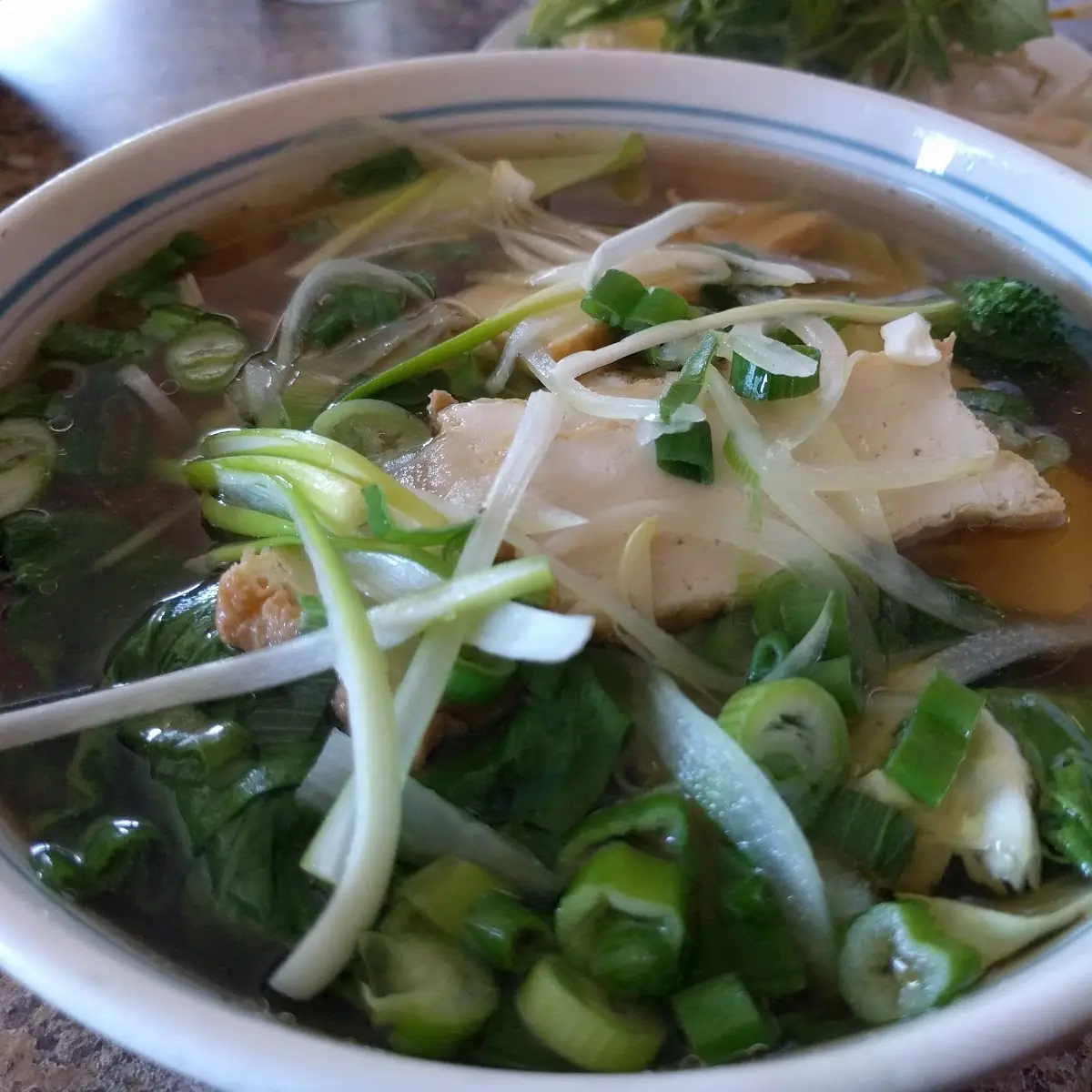 Veggie Pho with Beef Broth