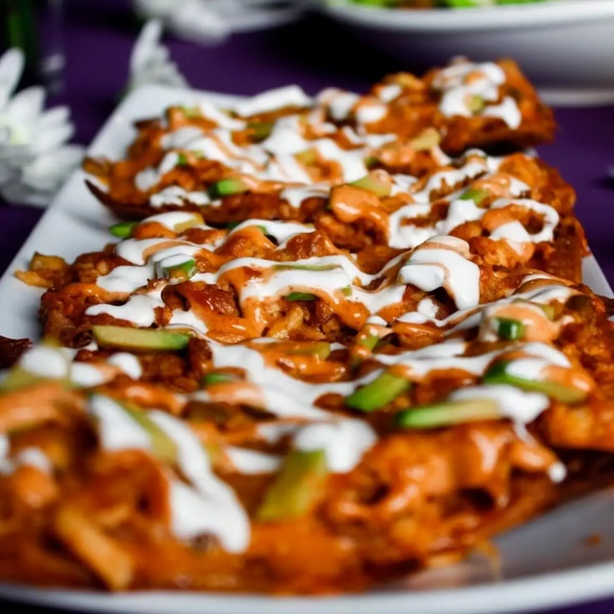 Spicy Chicken Nachos
