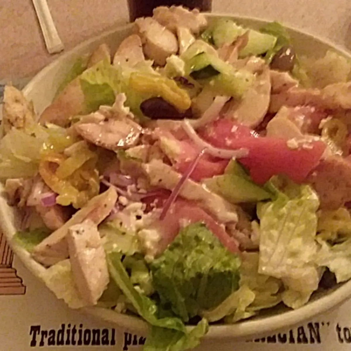 Greek Salad with Chicken