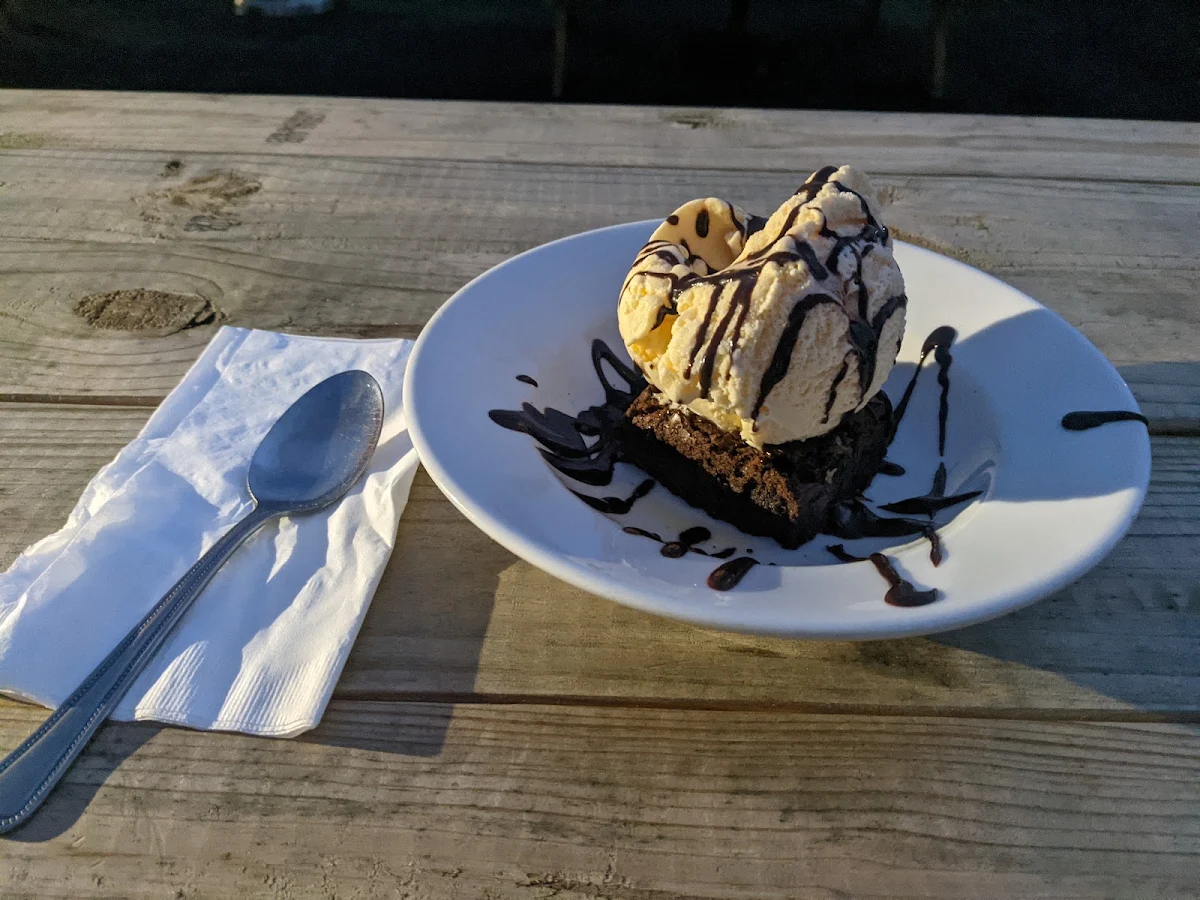 Warm Brownie Sundae