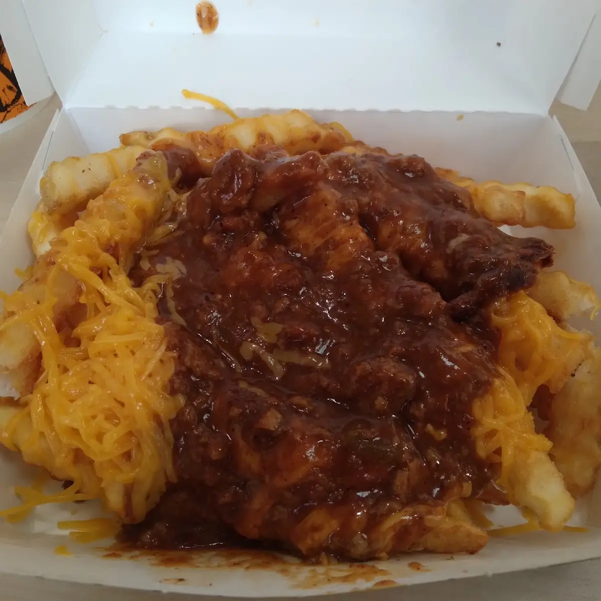 Chili Cheese Fries with Cheese