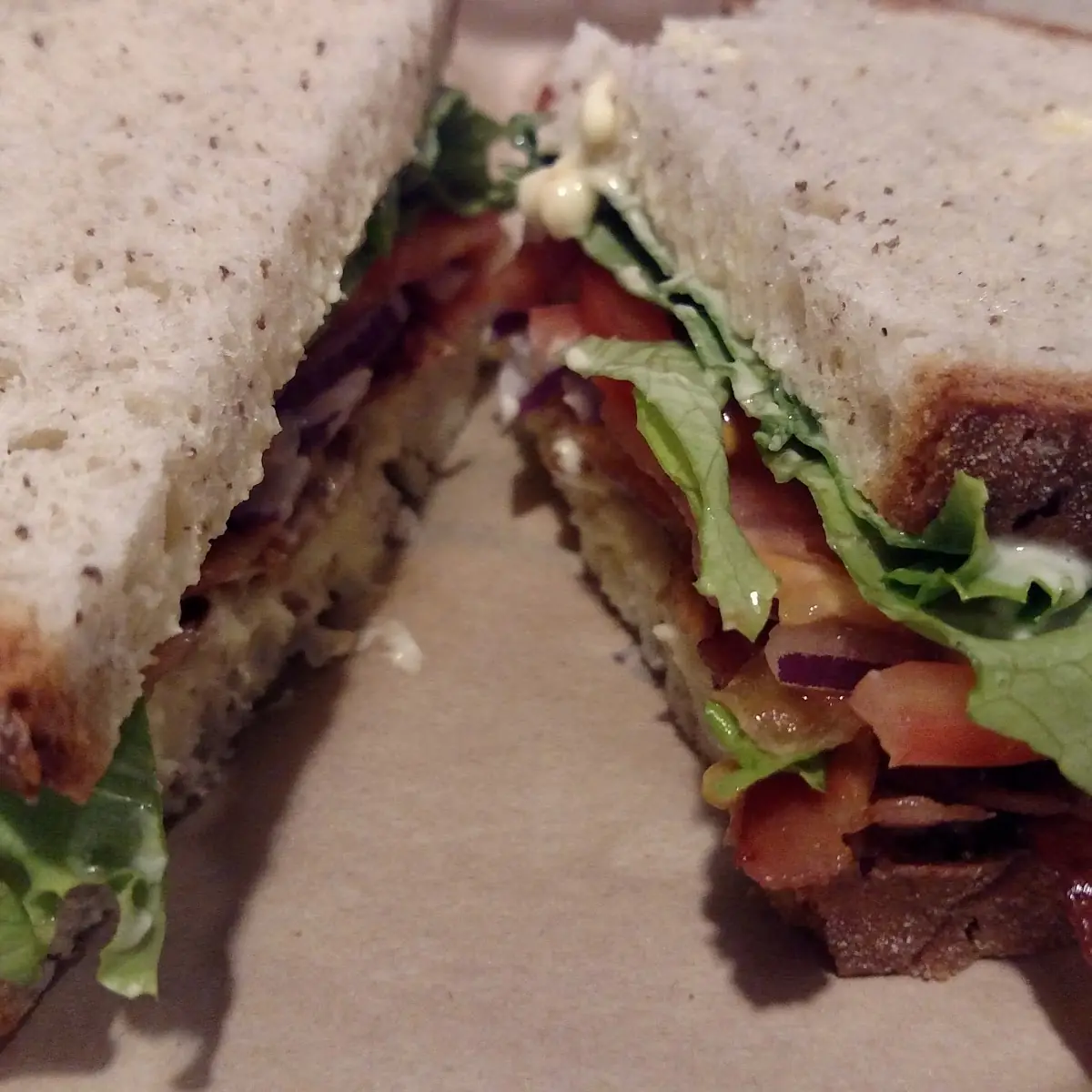 blt on Gluten Free Bread