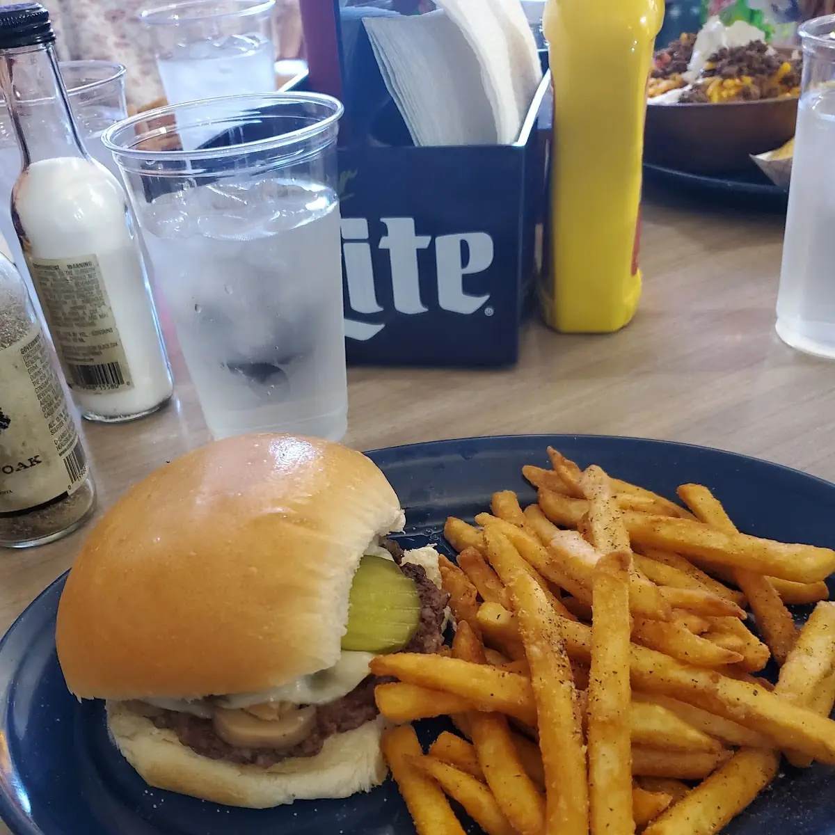 Mushroom Swiss Burger