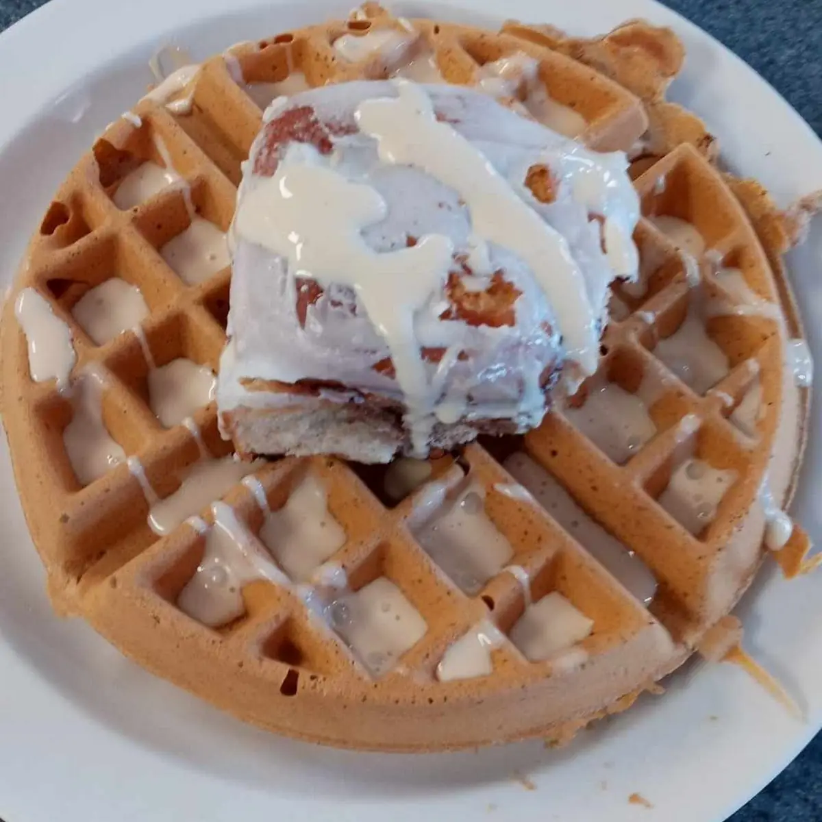 Cinnamon Roll Waffle