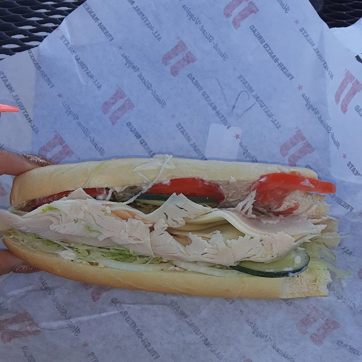 Turkey and Cheese Sub