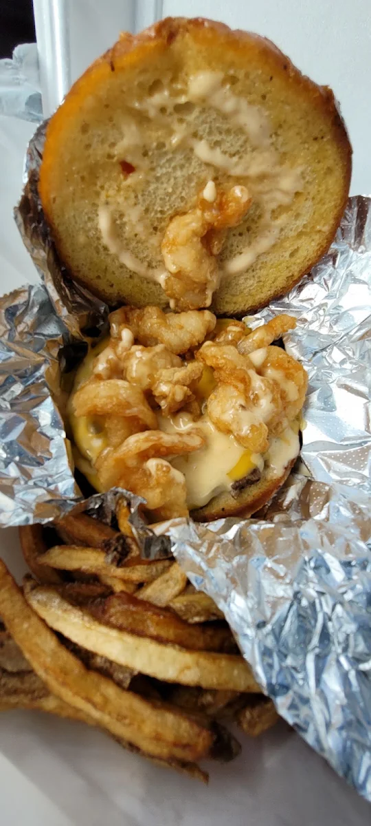 Turkey Burger with fries