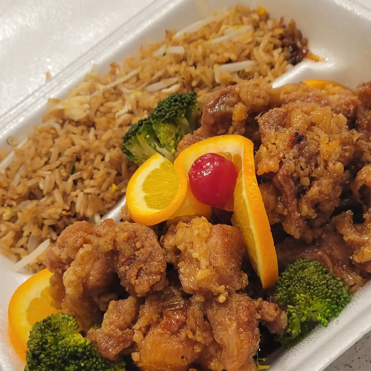 Orange Chicken Fried Rice