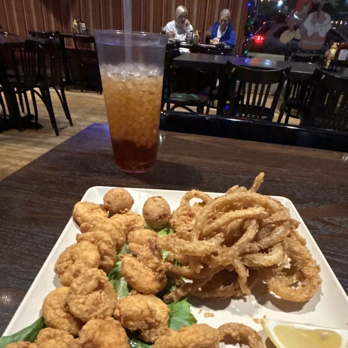 Fried Shrimp and Onion Rings