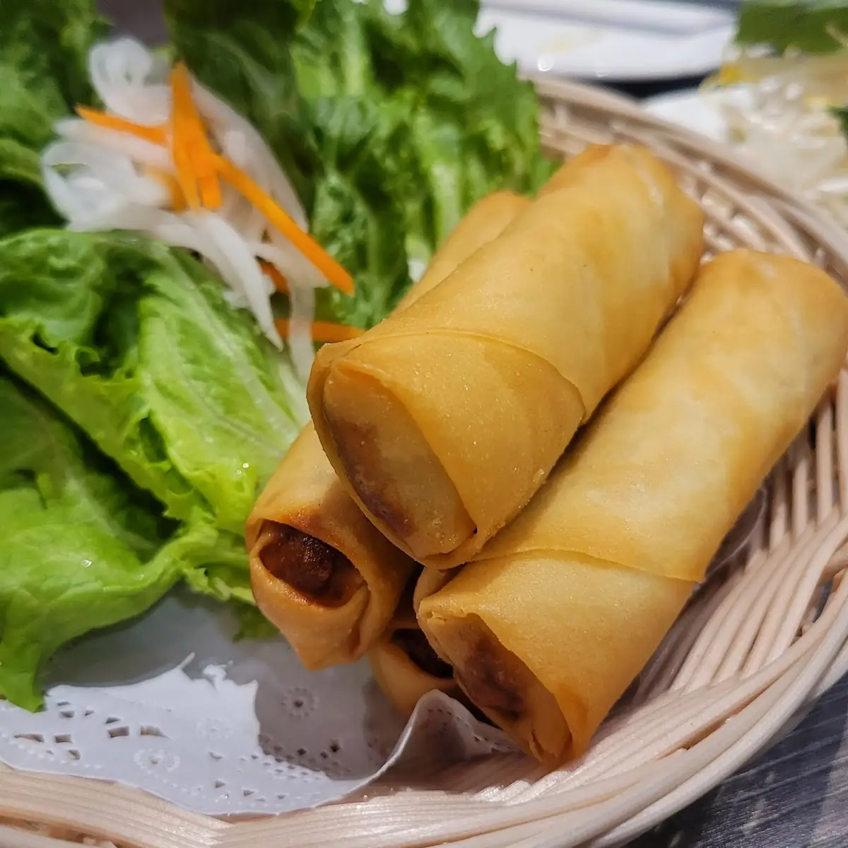 a3b Vegetarian Spring Roll with Fish Sauce