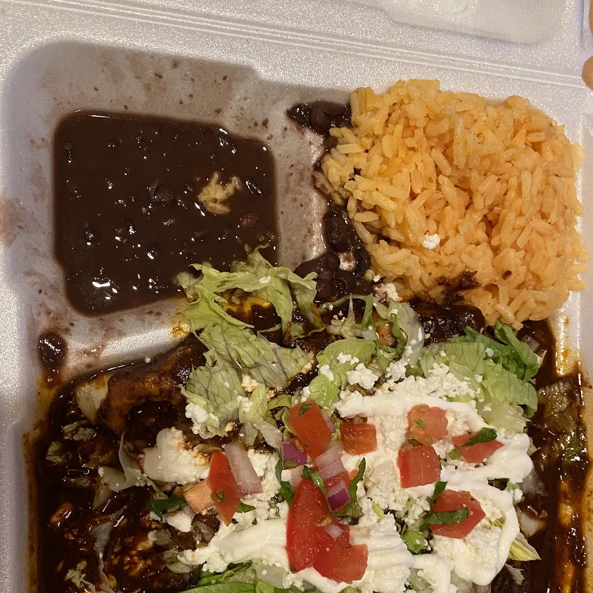 Mole Enchiladas