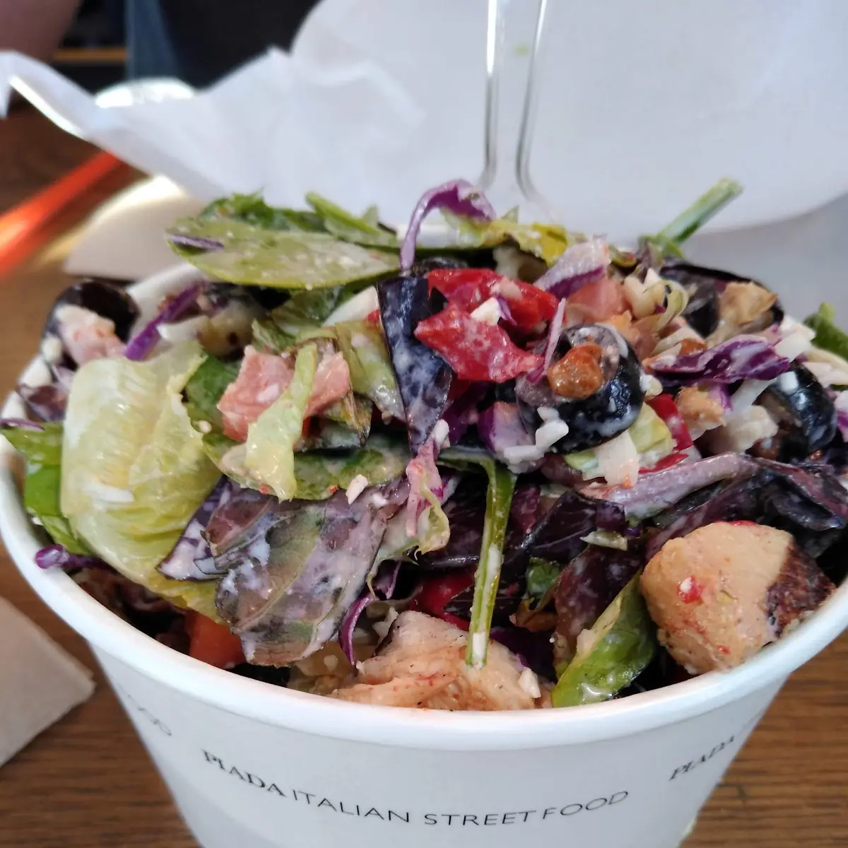 Small Salad with Grilled Chicken