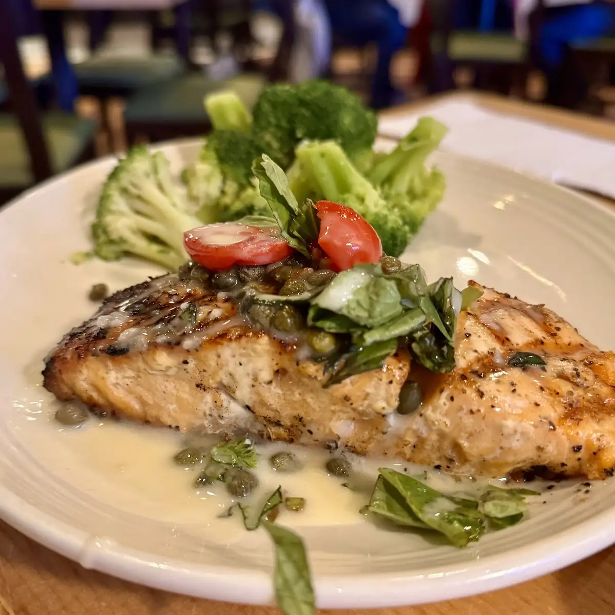 Wood-Grilled Salmon