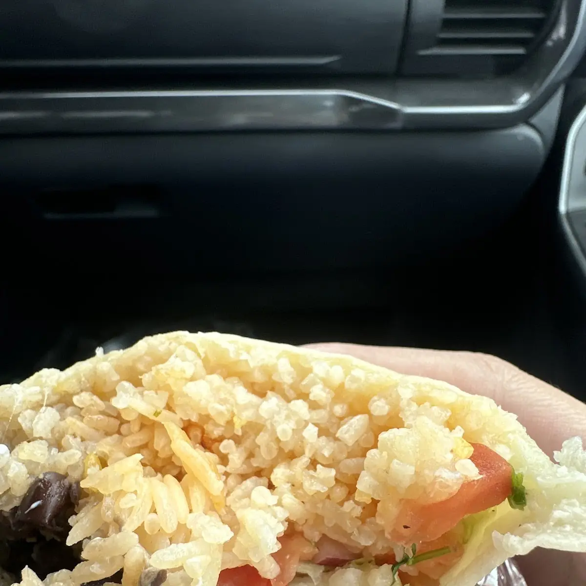 Rice and Bean Burrito