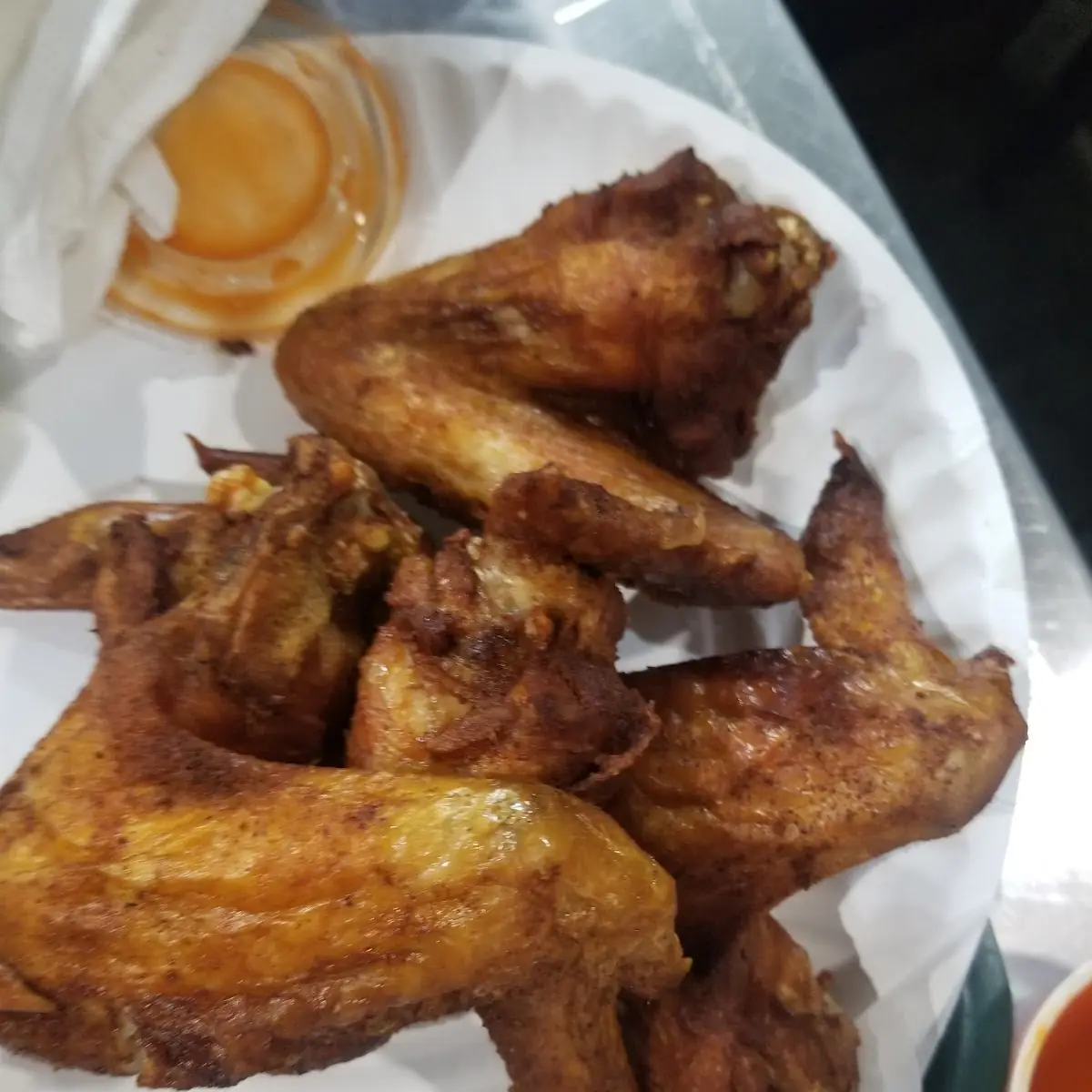 Roasted Chicken Wings with Dipping Sauce