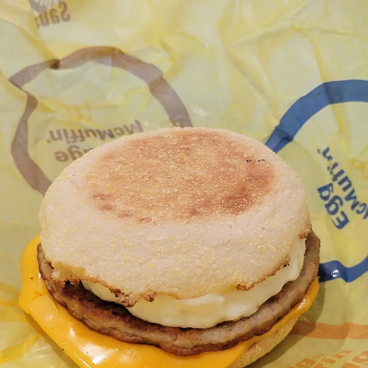 Sausage Egg and Cheese Mcgriddles Meal