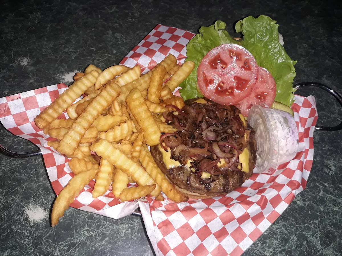 Mushroom Swiss Burger