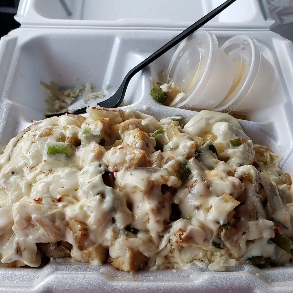 Grilled Chicken Pepper Spud