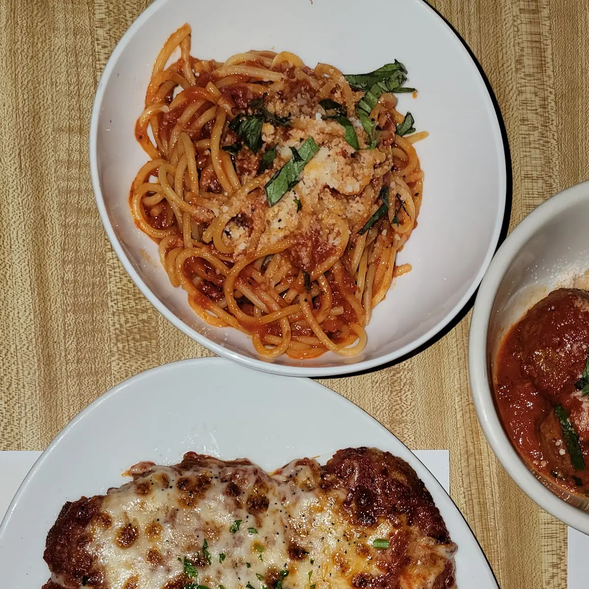 Chicken Parmigiana Dinner