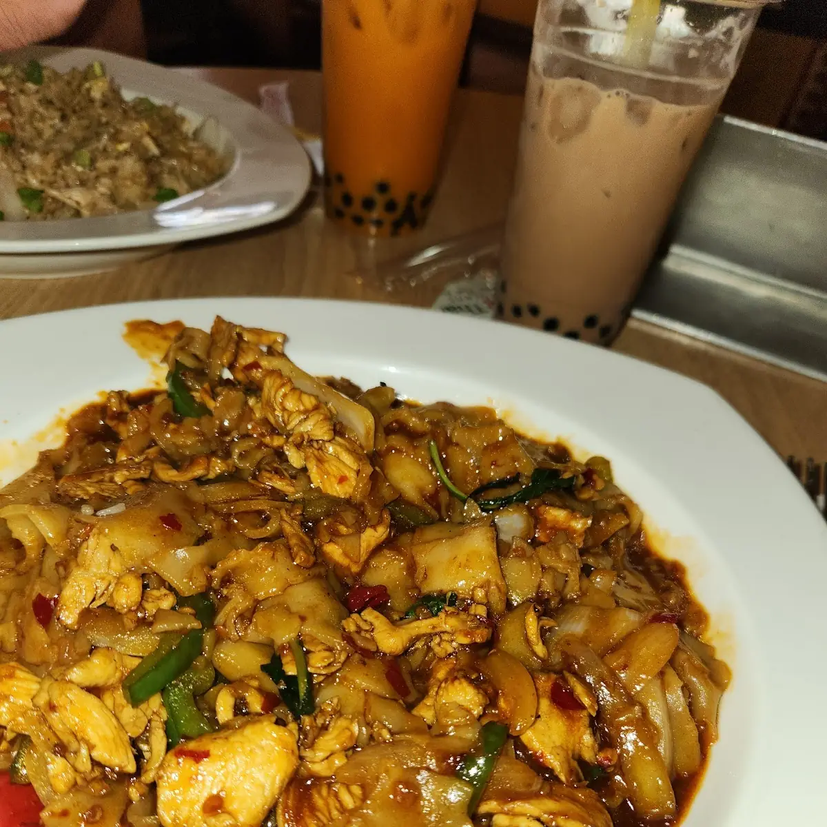 Pineapple Fried Rice and Drunkin Noodles