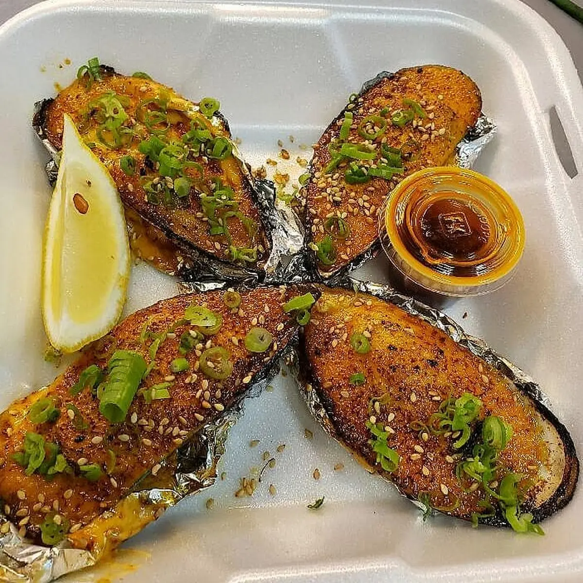 Baked Mussels