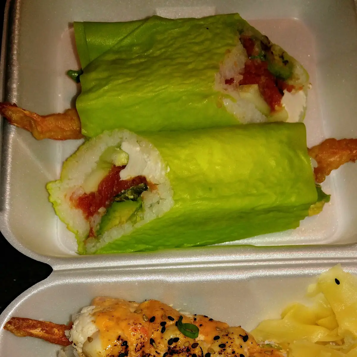 Sur Sushi on Fire Roll
