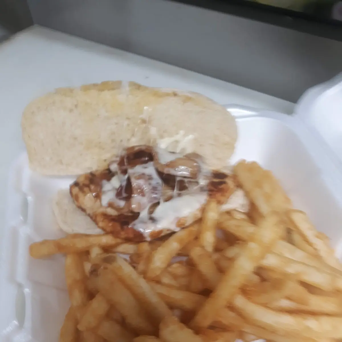 Chicken Bacon Melt w FF