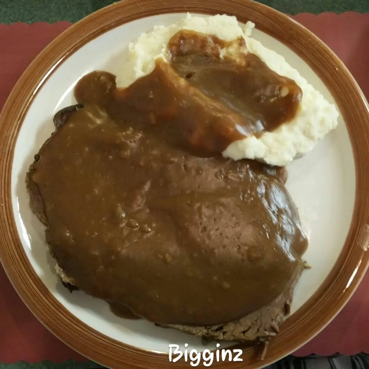 Hot Hamburger Steak