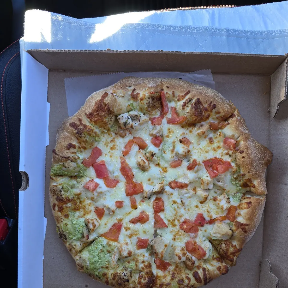 Pesto Chicken Pizza