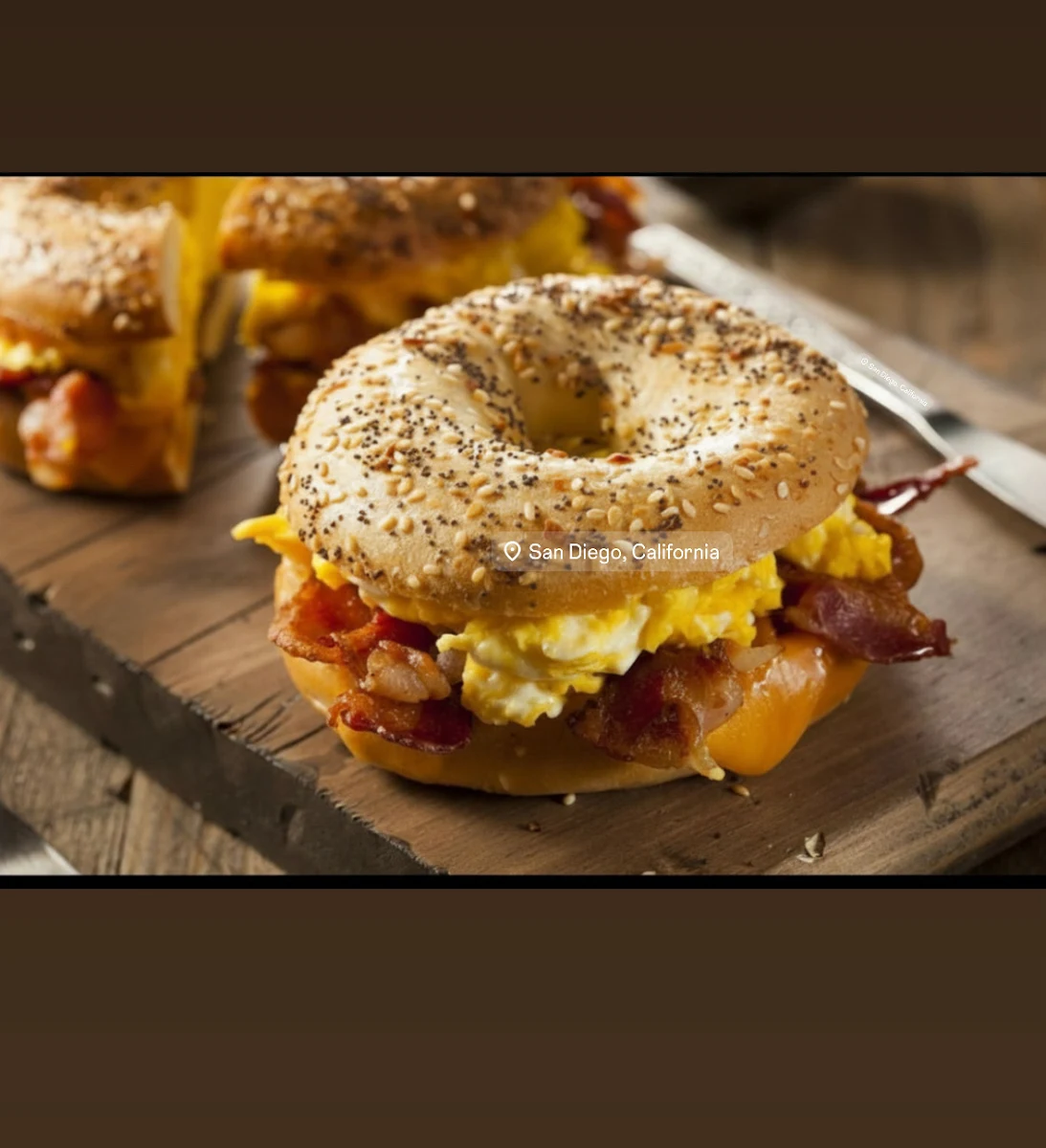 Bacon Egg Cheese Bagel