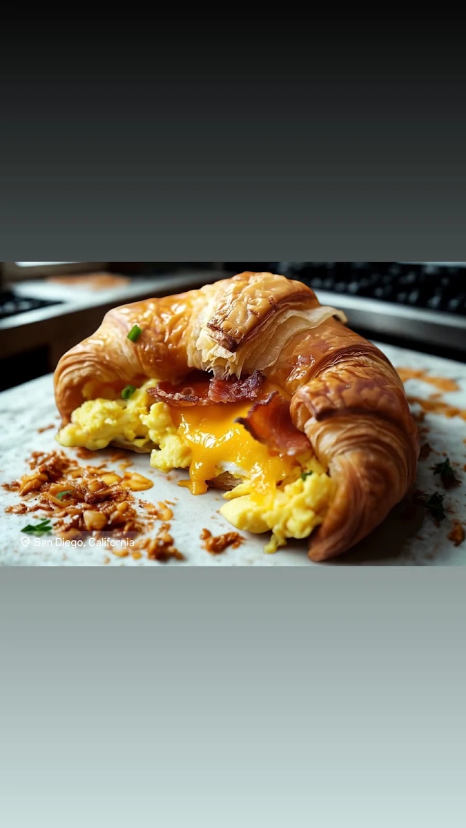 Bacon Egg Cheese Croissant