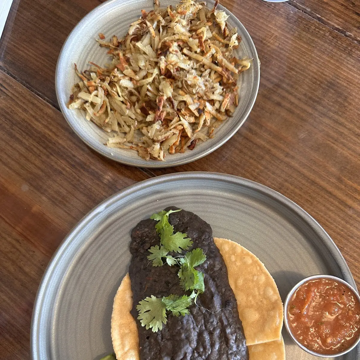 Black Bean Tostada
