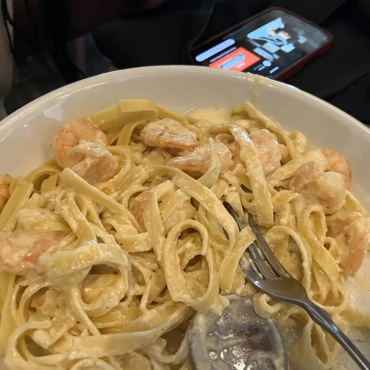 Shrimp Alfredo