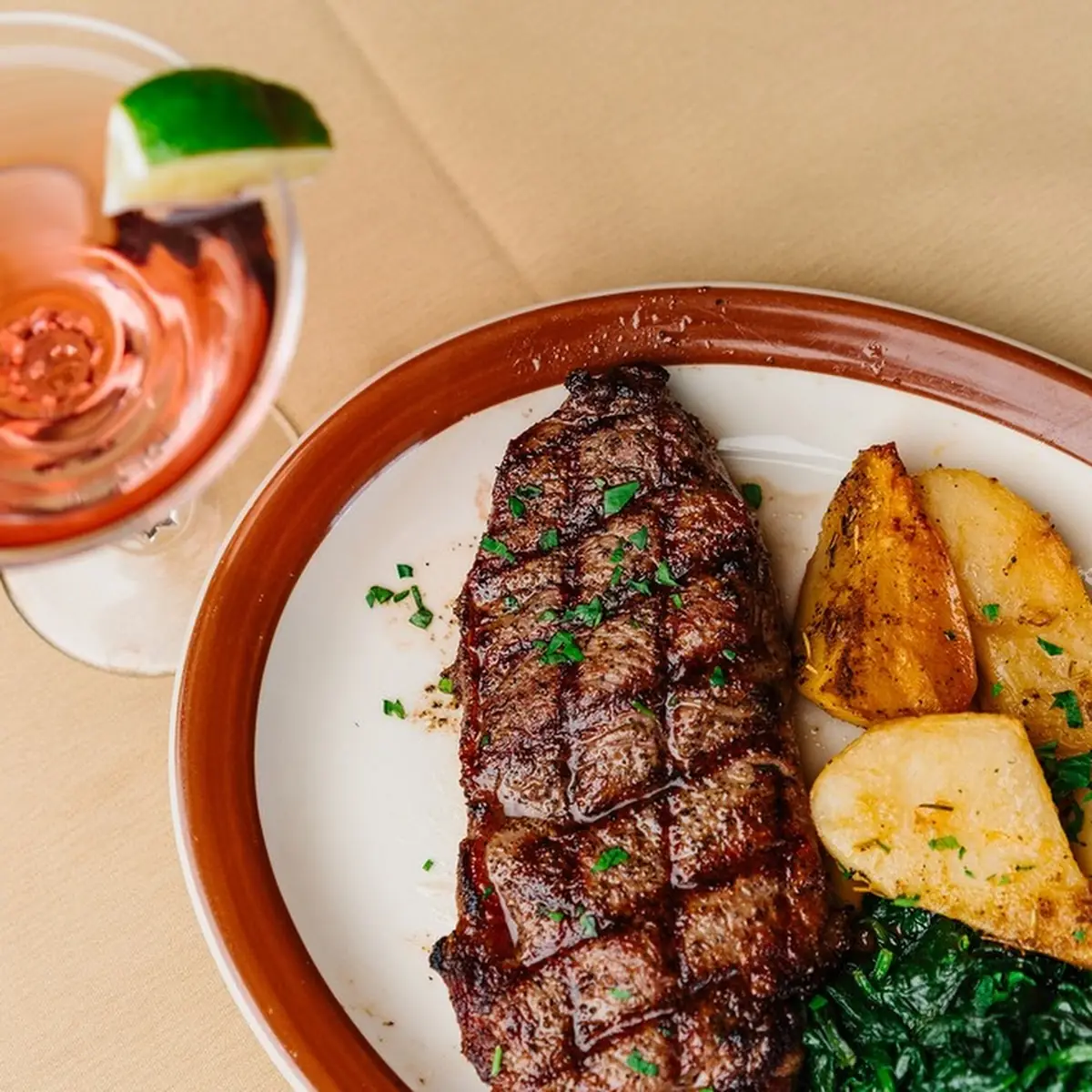 Broiled New York Strip