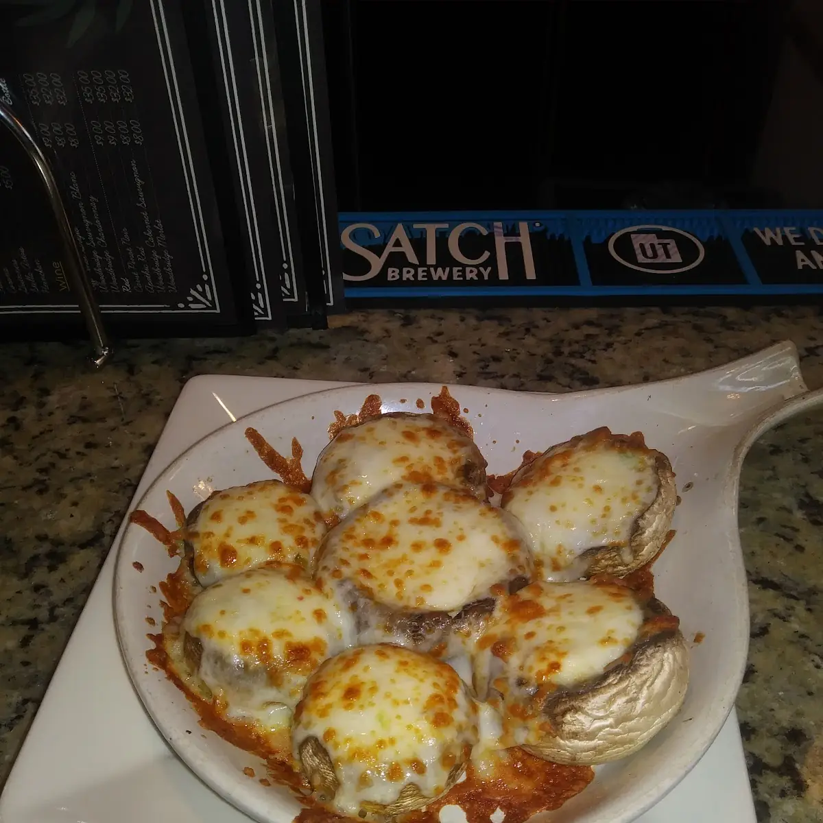 Stuffed Mushrooms with Cheese and Sausage