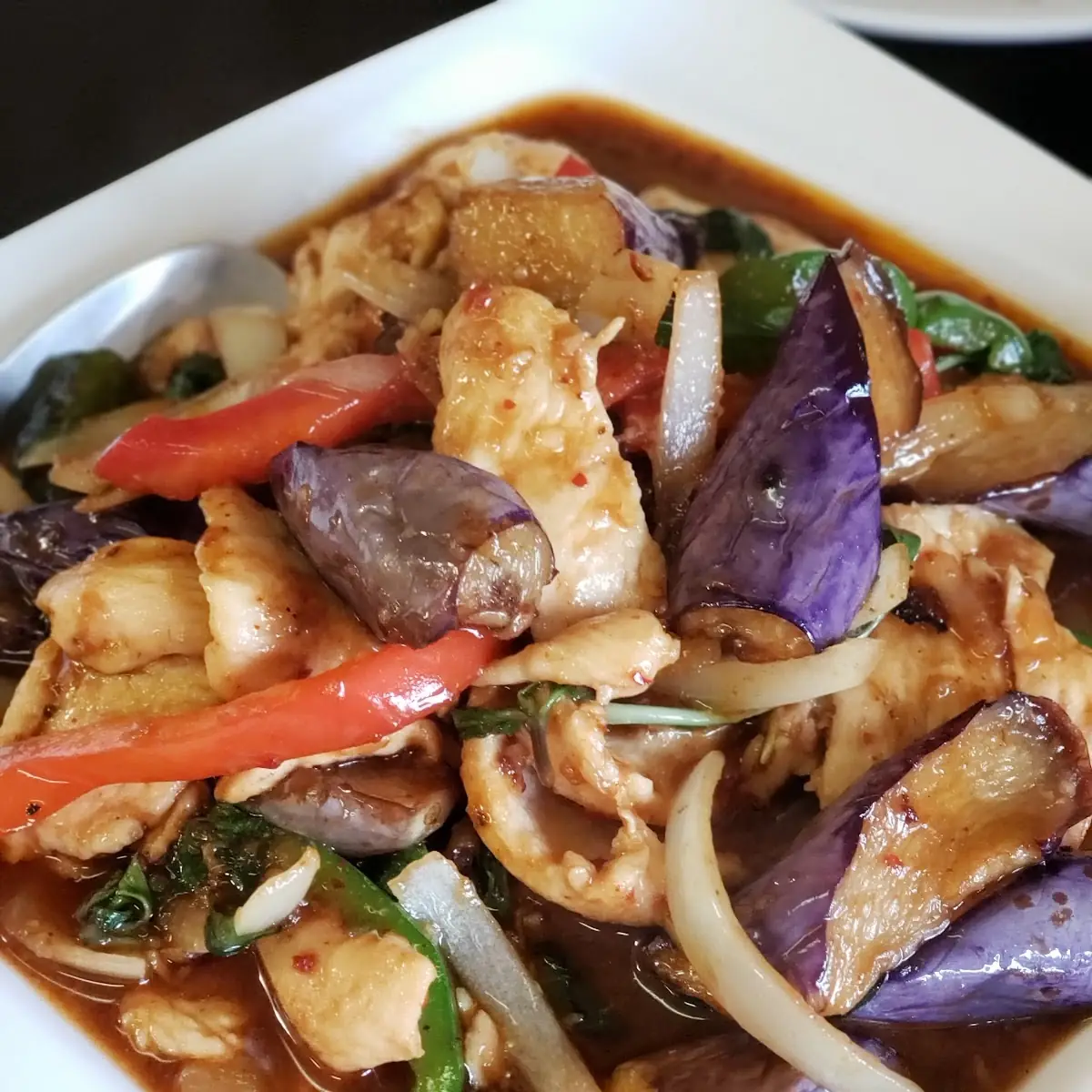 Chicken and Spicy Eggplant
