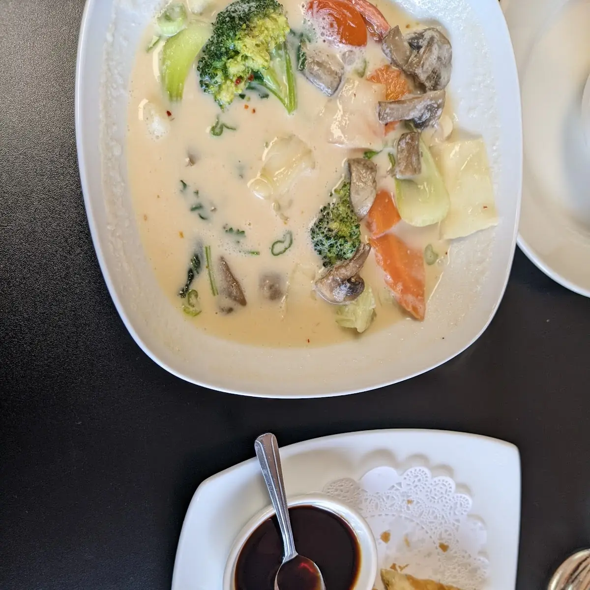 Soup and Scallion Pancakes