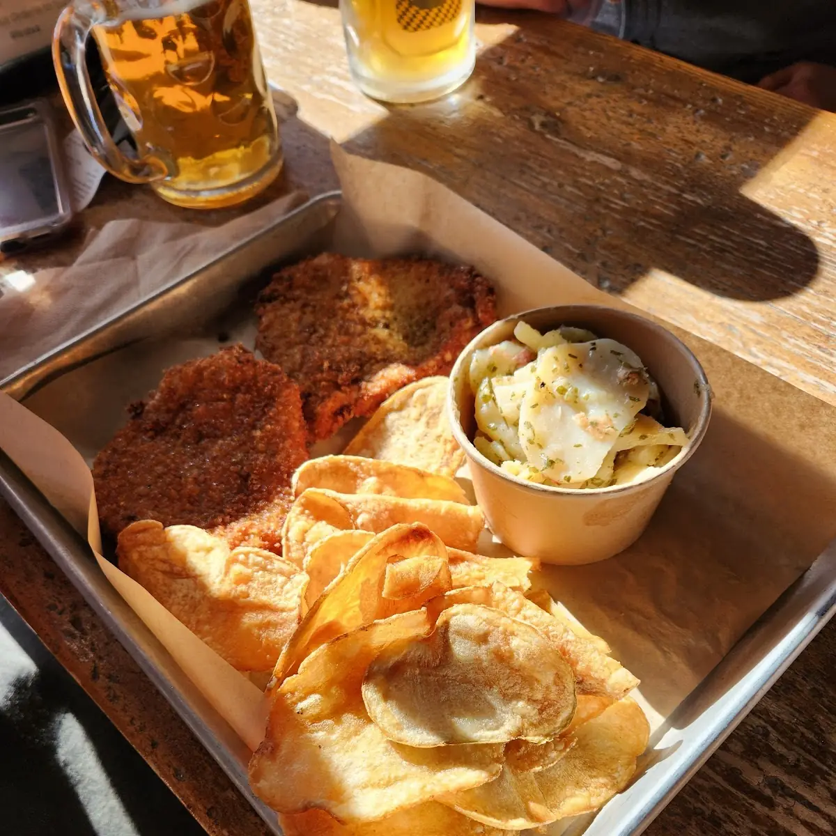 Served with Potato Chips