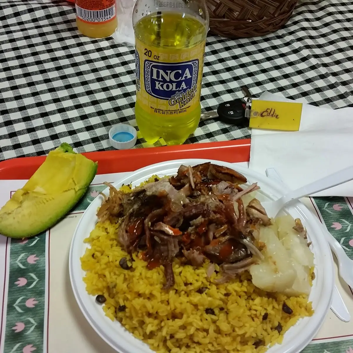 Arroz Amarillo Con Pernil