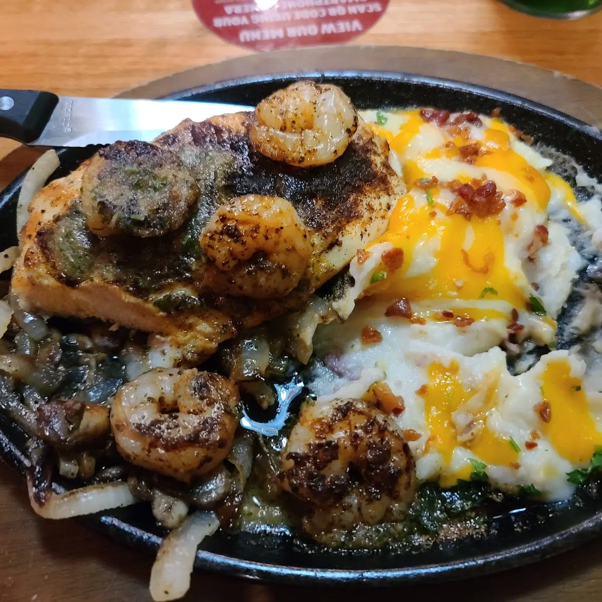 Shrimp 'N Parmesan Sirloin