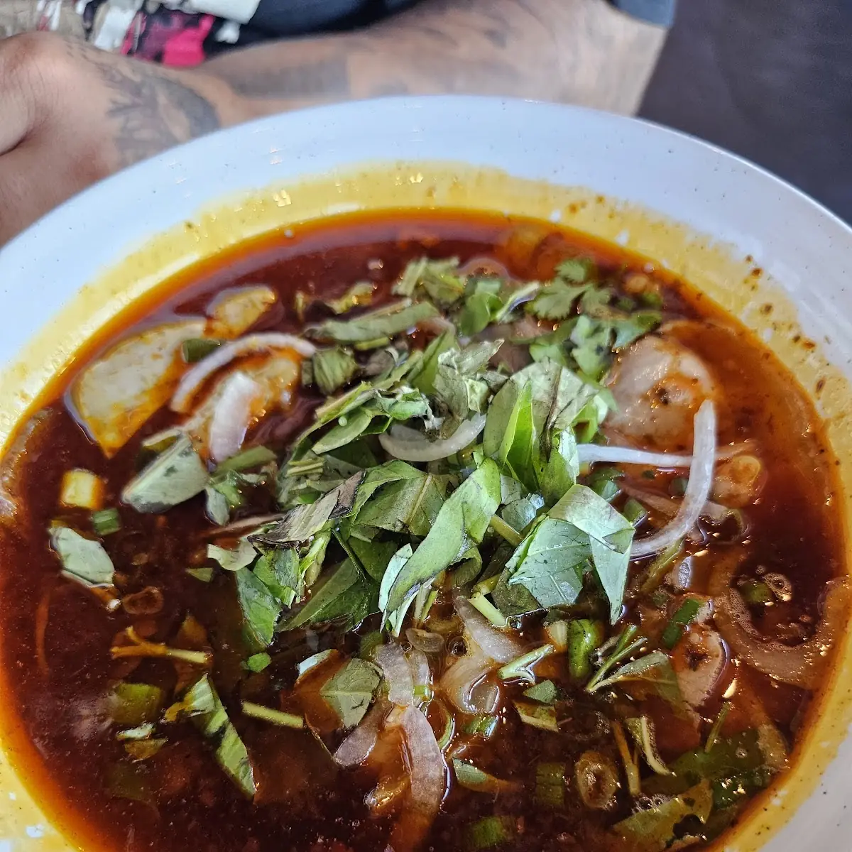 Spicy Beef Soup Bun Bo Hue
