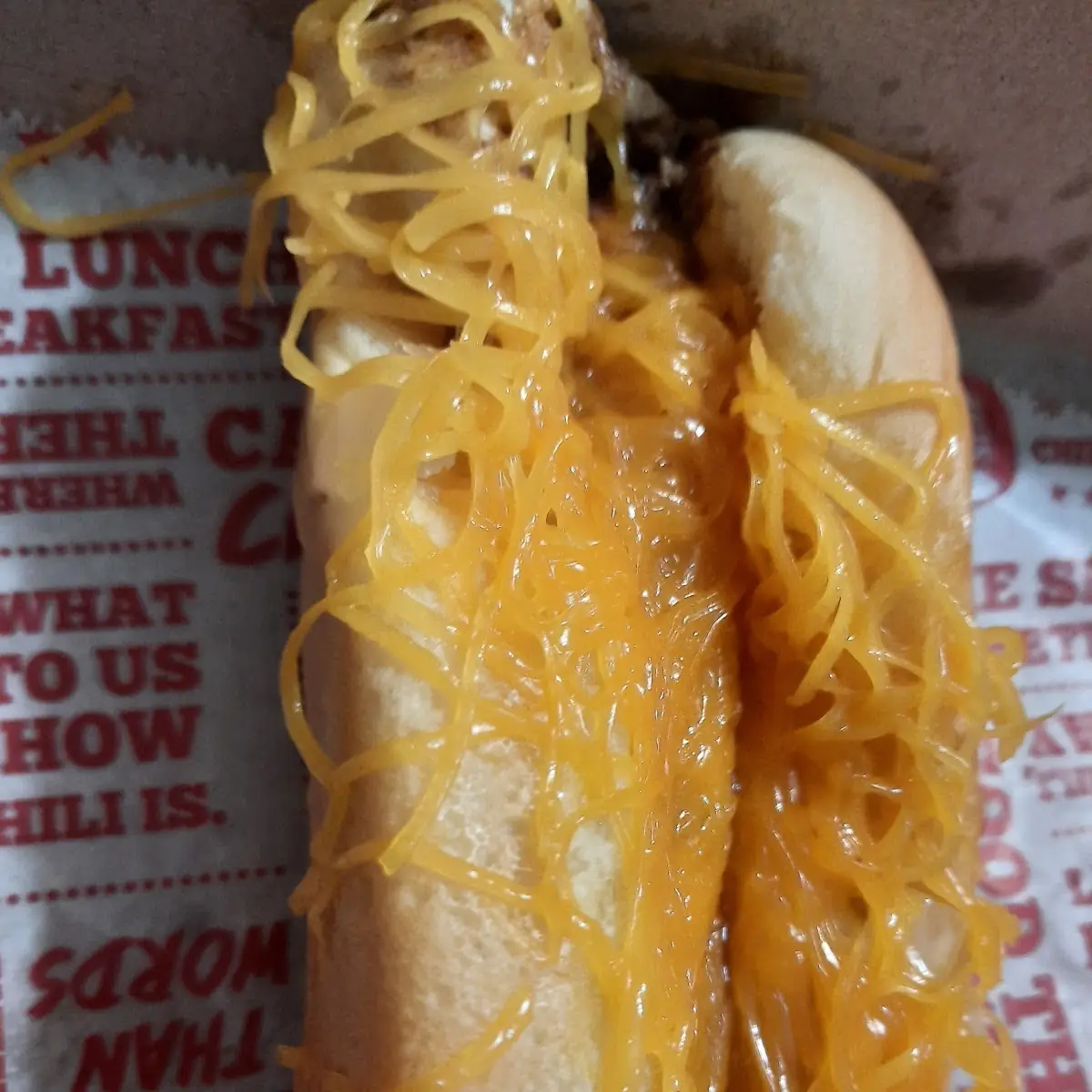 Chili Cheese Coney Dog